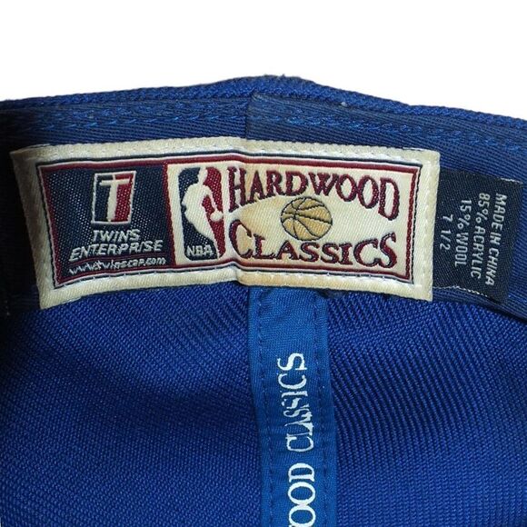 Twin Enterprise Hardwood Classics Vintage Philadelphia 76ers Fitted Hat 7 1/2 - Picture 7 of 7